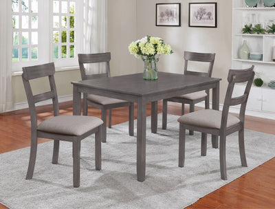 2254SET-GY HENDERSON 5-PK DINETTE SET GREY