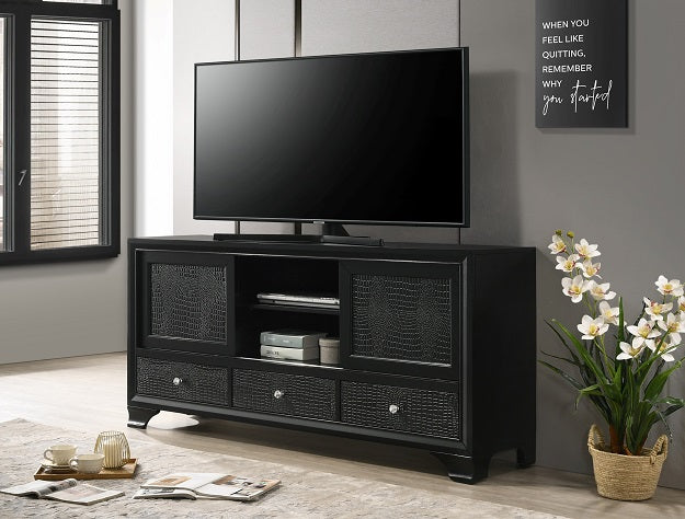 B4308-7 LYSSA TV STAND - BLACK