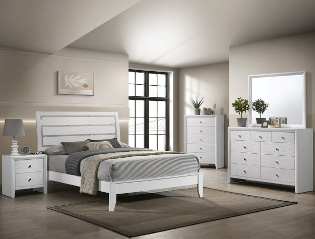 SETB4710 EVAN WHITE BEDROOM GROUP