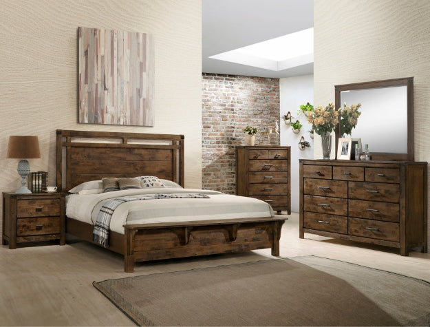 SETB4810 CURTIS PANEL BED GROUP